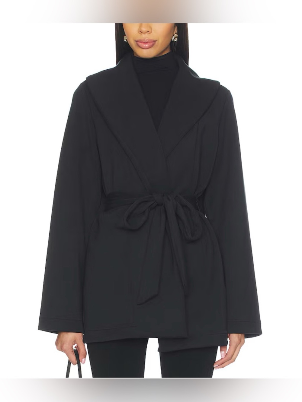 SPANX Airessentials Luxe Wrap in Very Black Size Small